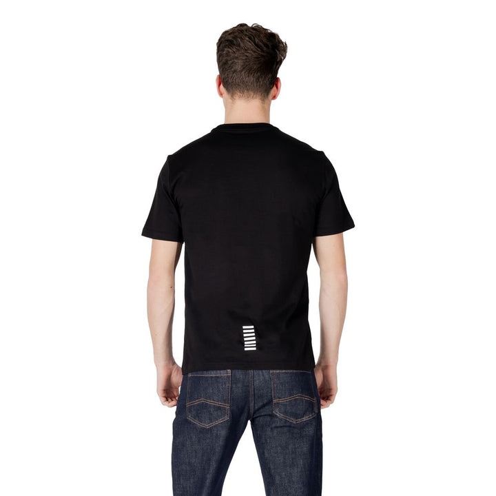 EA7 Emporio Armani Bicolor Cotton T-Shirt