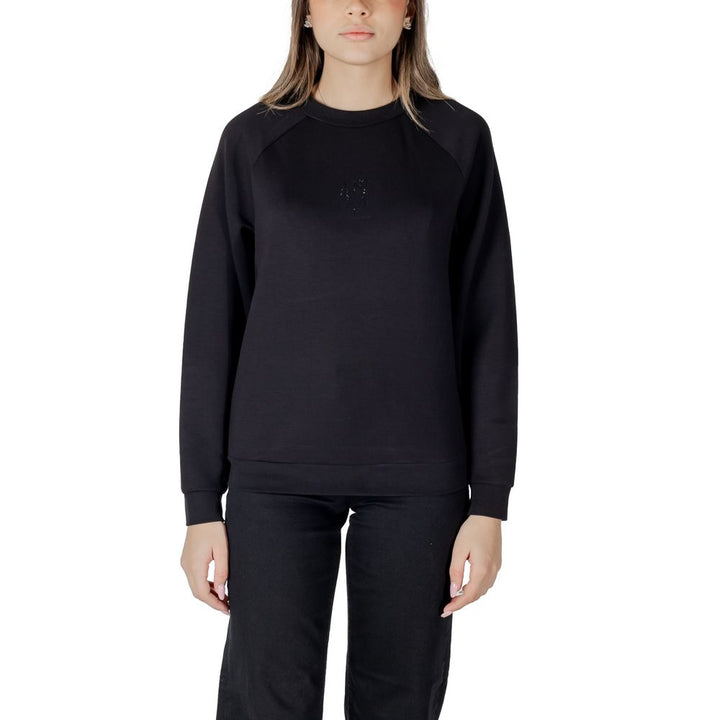 Armani Exchange Black Viscose Sweatshirt
