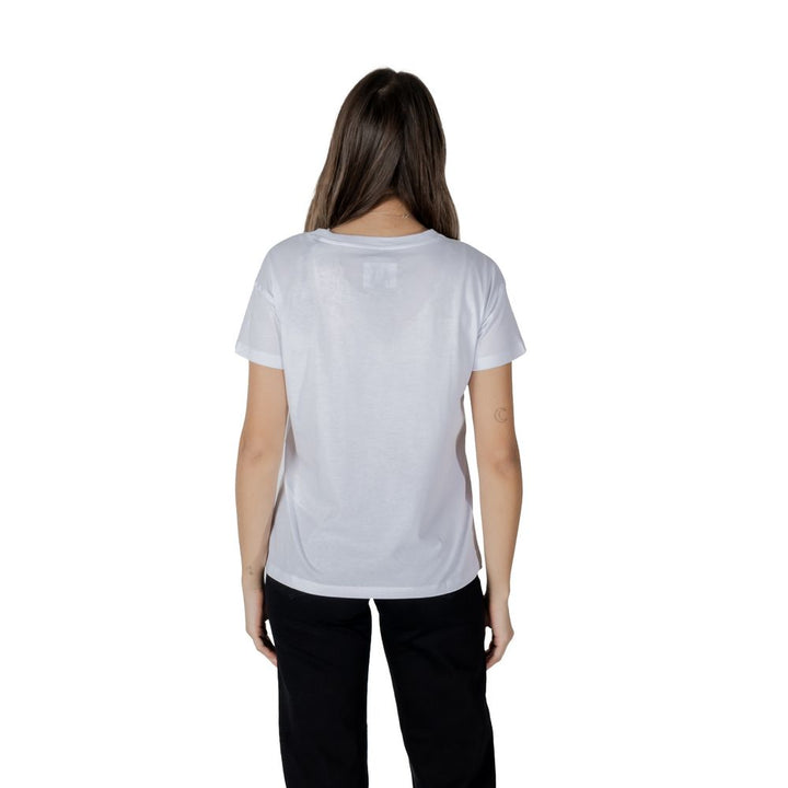 Armani Exchange White Cotton T-Shirt