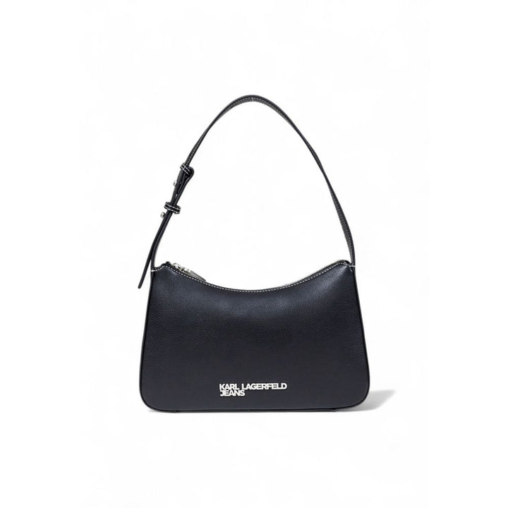 Karl Lagerfeld Black Artificial Leather Handbag