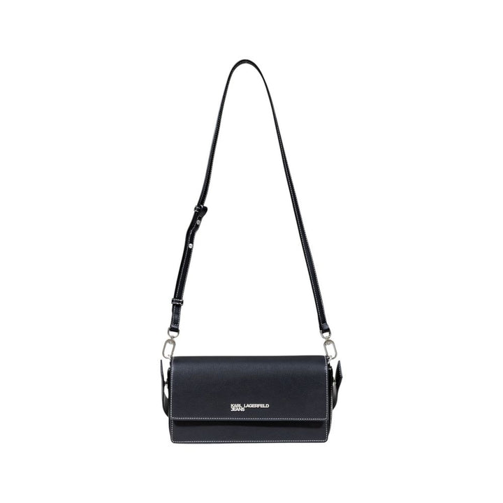 Karl Lagerfeld Black Artificial Leather Handbag