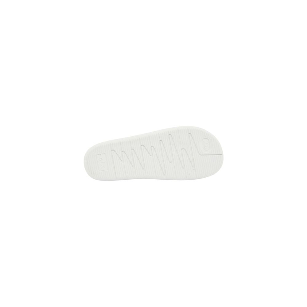 Armani Exchange Black And White EVA Slippers