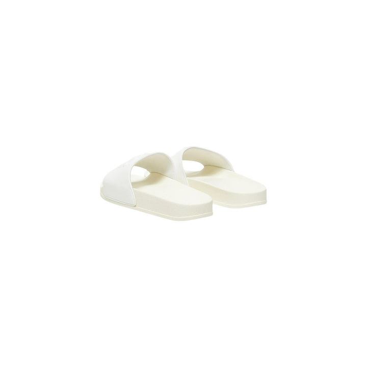 PINKO White Pvc Slippers