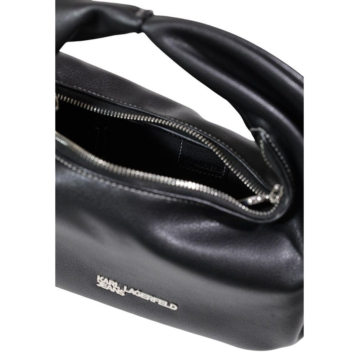 Karl Lagerfeld Black Polyethylene Handbag
