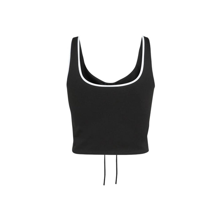 Karl Lagerfeld Black Viscose Top