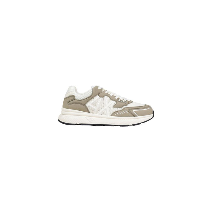 Armani Exchange Green Polyester Athletic Sneakers