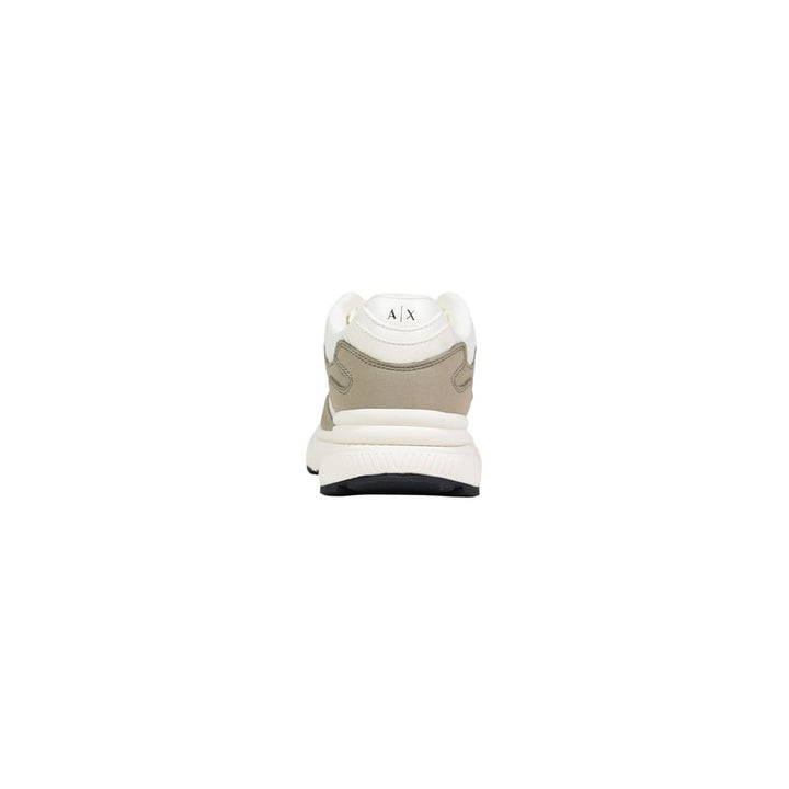 Armani Exchange Green Polyester Athletic Sneakers