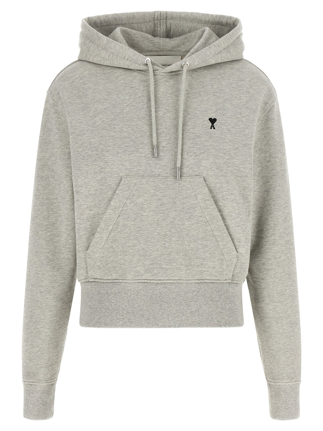 Ami Paris Gray Cotton Sweatshirt