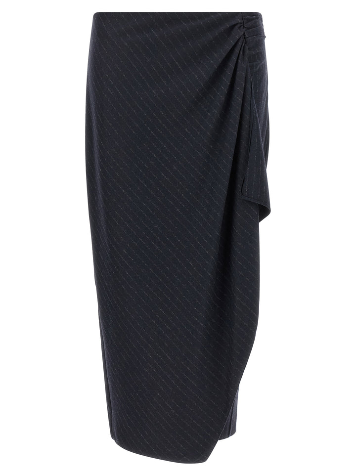 PINKO Blue Polyester Mini Skirt