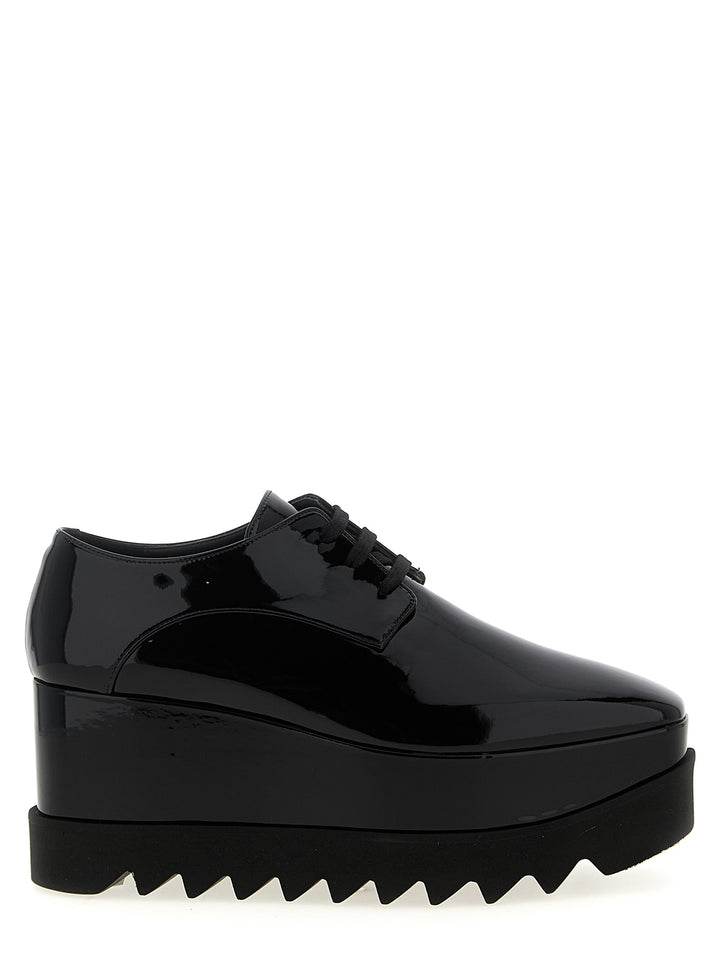 Stella McCartney Black Polyethylene Wedge Sandals