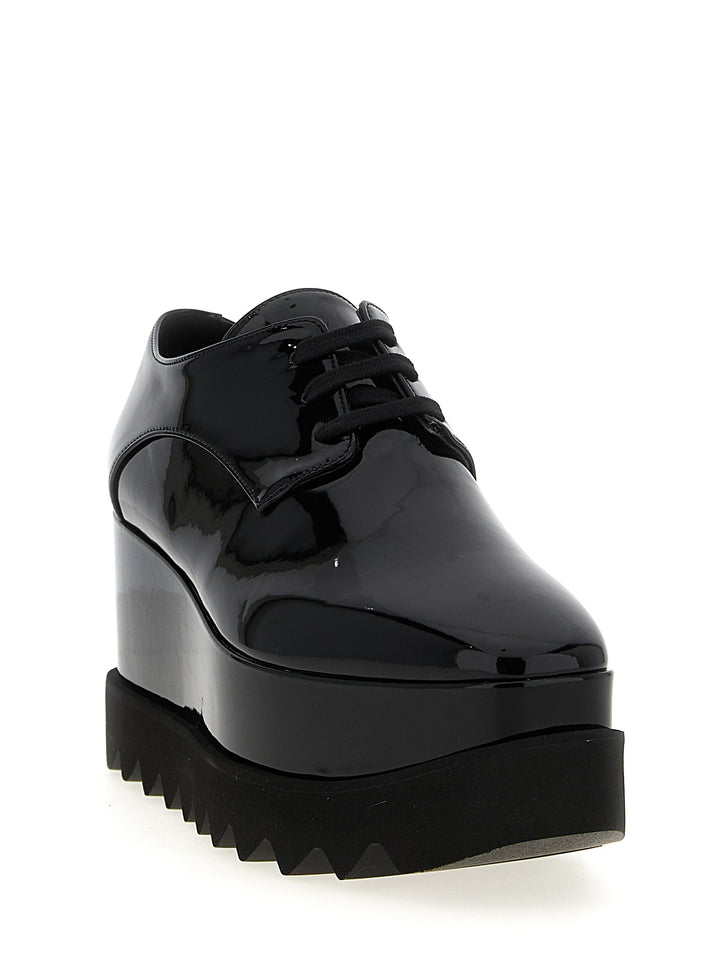 Stella McCartney Black Polyethylene Wedge Sandals