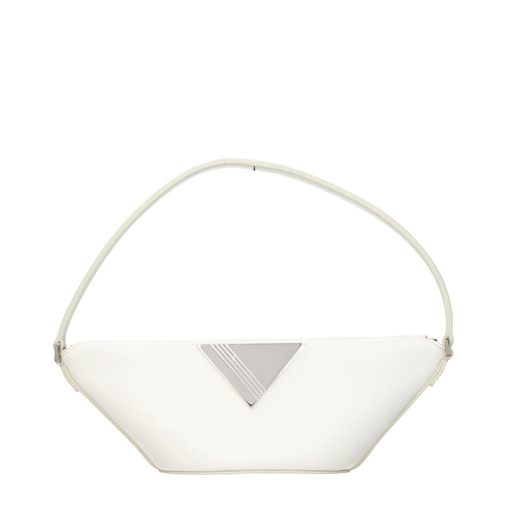 The Attico White Leather Handbag