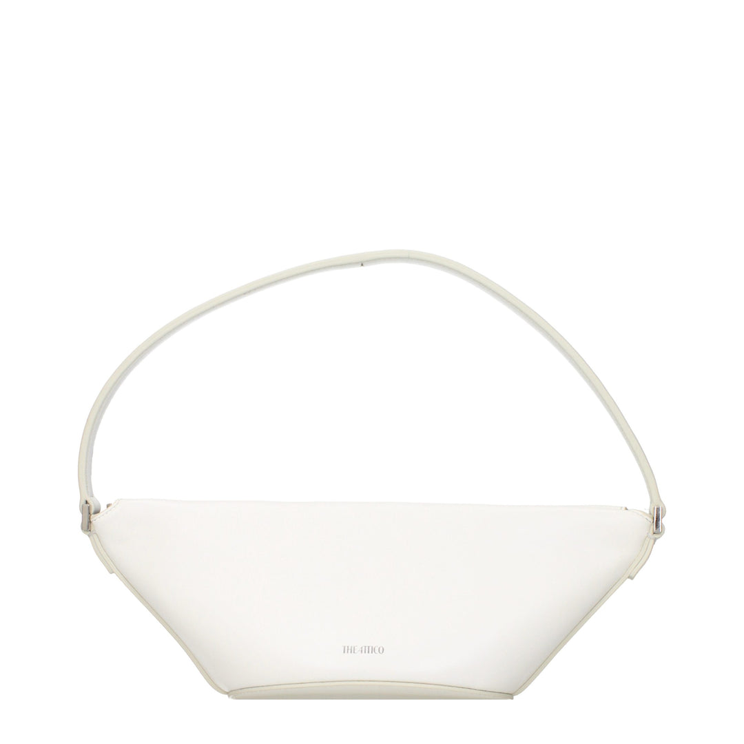 The Attico White Leather Handbag