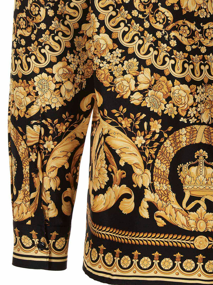 Versace Gold Silk Blouse