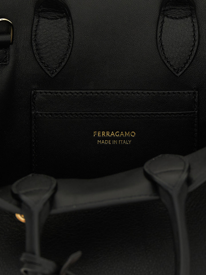 Ferragamo Black Calfskin Handbag
