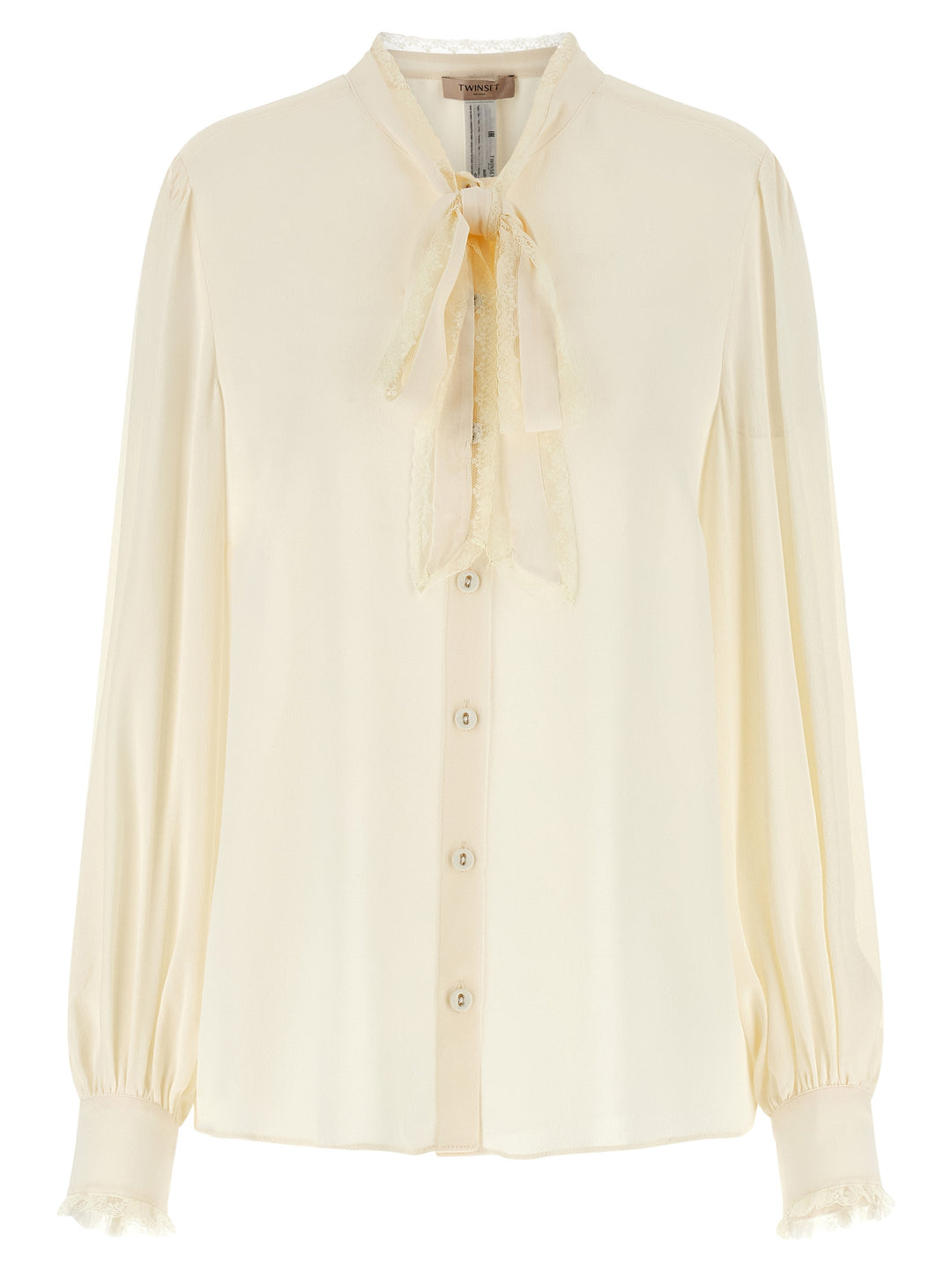 Twinset White Viscose Blouse