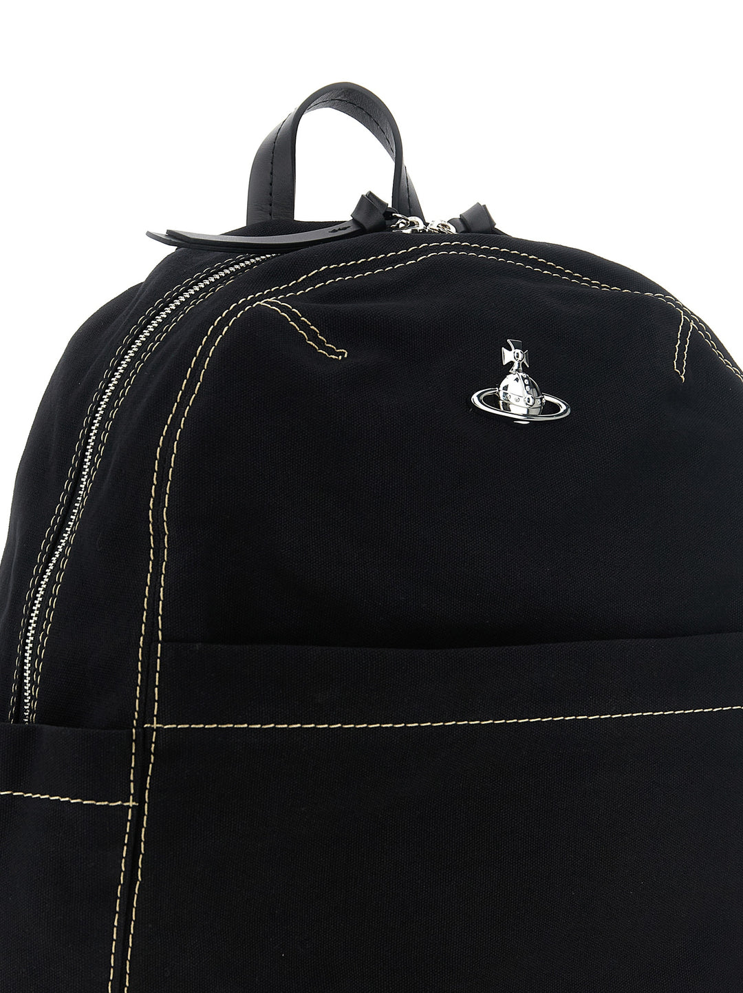 Vivienne Westwood Black Cotton Backpack