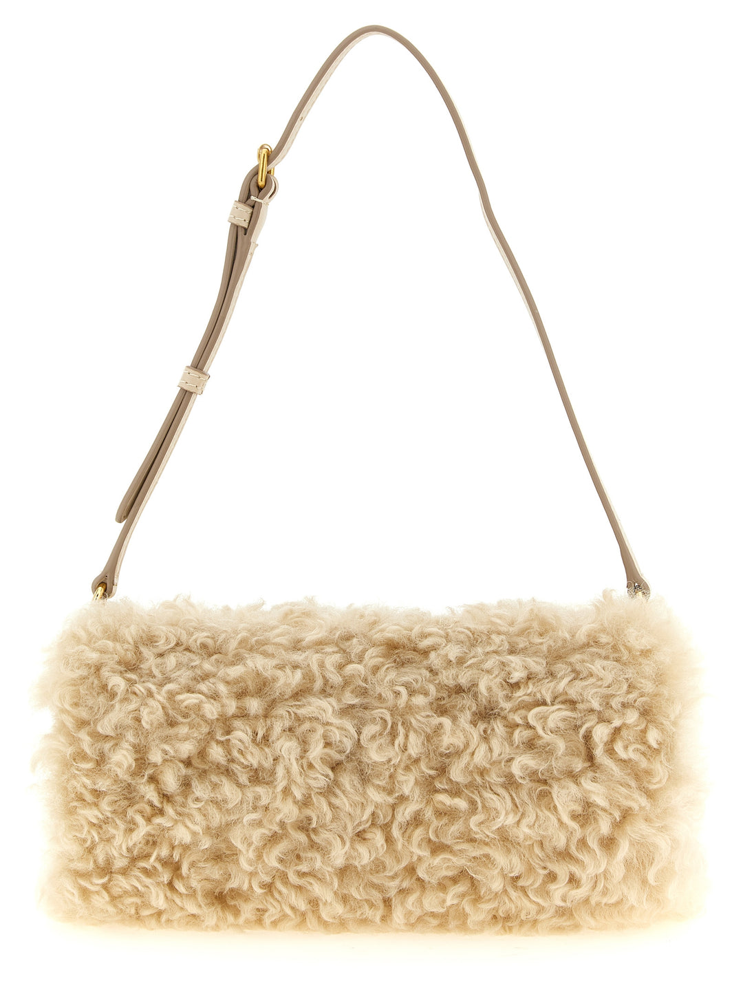 Stella McCartney Beige Polyester Clutch Bag