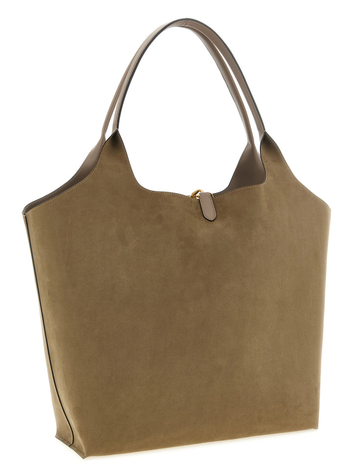 Stella McCartney Gray Polyester Tote Bag