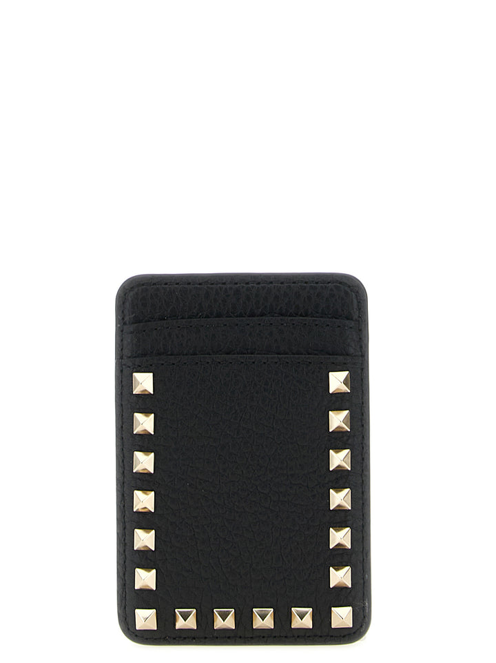 Valentino Garavani Black Calfskin Cardholder