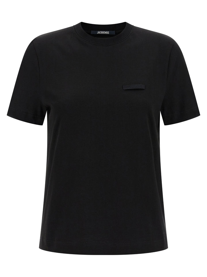 Jacquemus Black Cotton T-Shirt