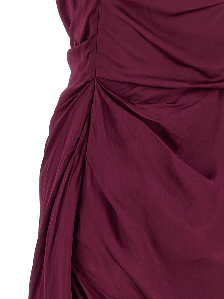Vivienne Westwood Bordeaux Viscose Short Dress