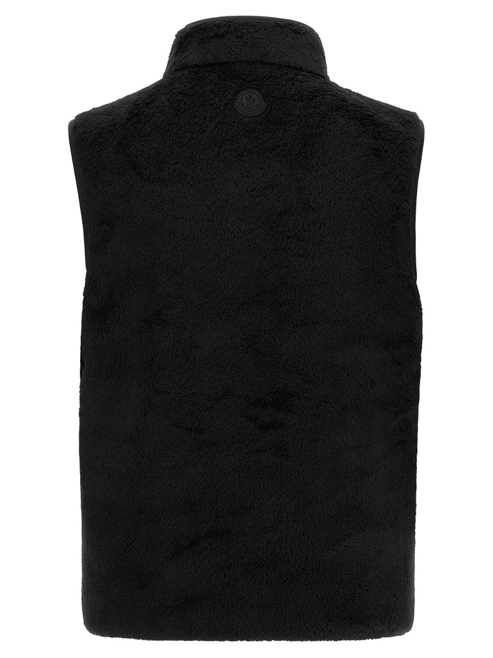 Moncler Black Polyester Sleeveless Jacket