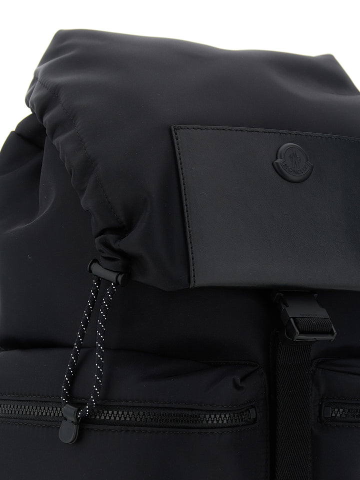 Moncler Black Polyamide Backpack