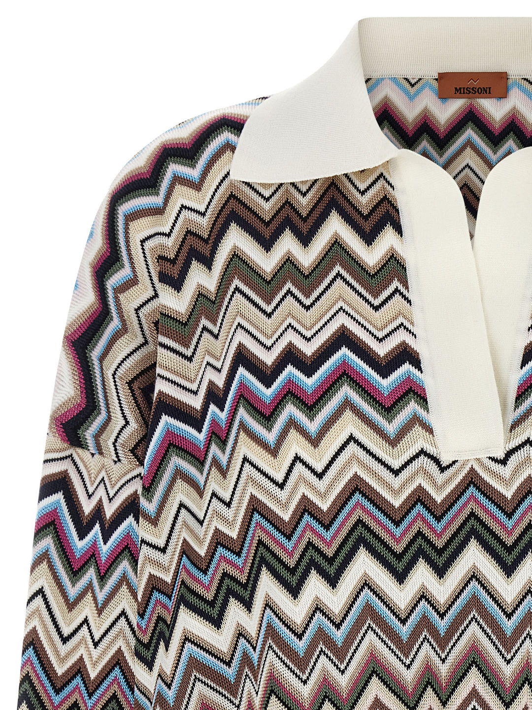Missoni Multicolor Viscose Polo Shirt
