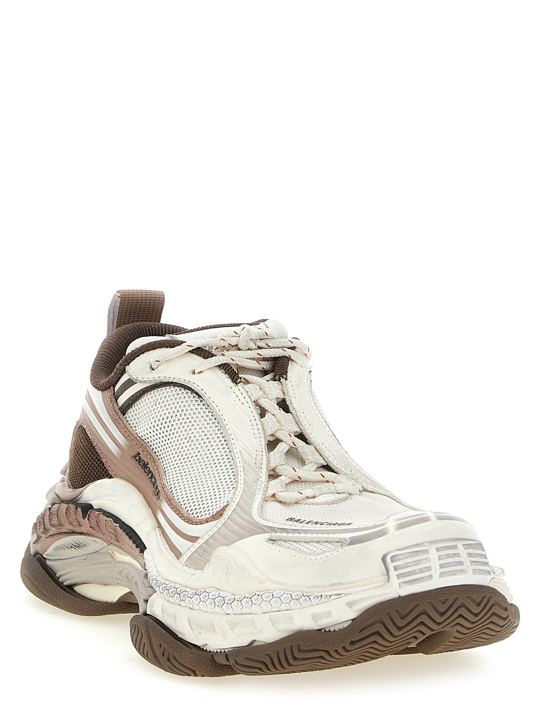 Balenciaga Brown Polyethylene Athletic Sneakers