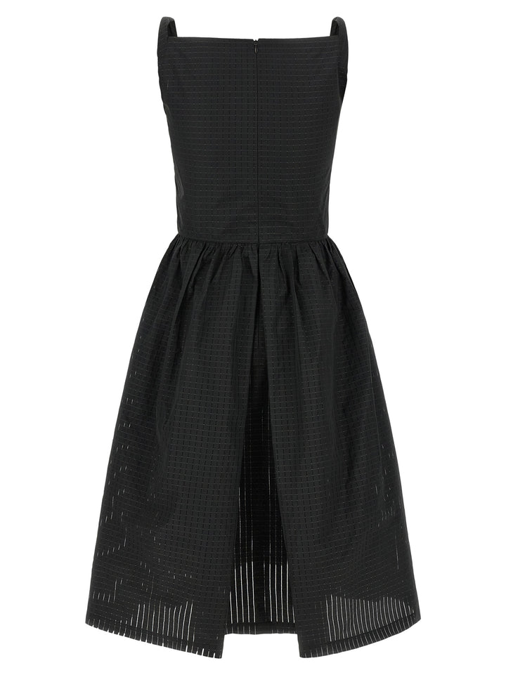 Vivienne Westwood Black Polyester Midi Dress