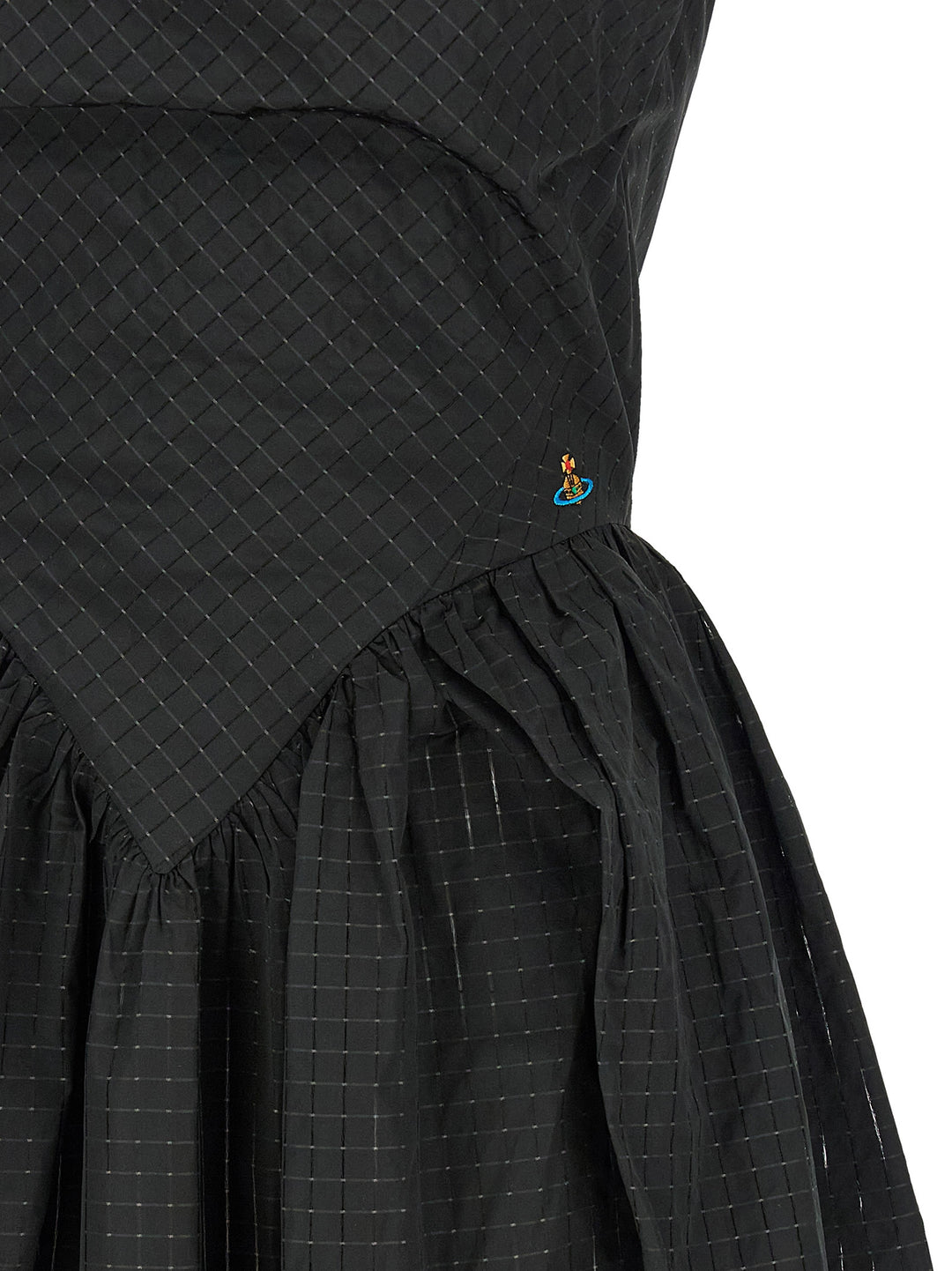 Vivienne Westwood Black Polyester Midi Dress