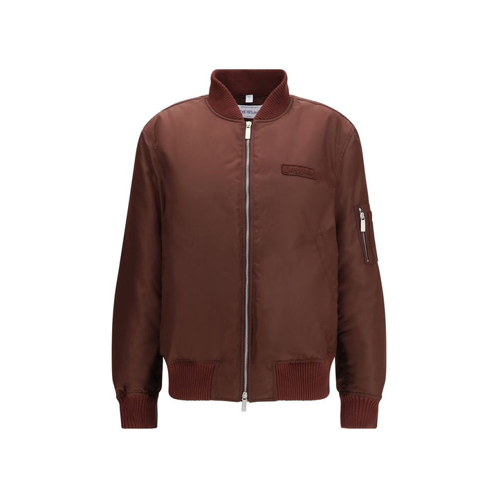 Off-White Bordeaux Nylon Bomber