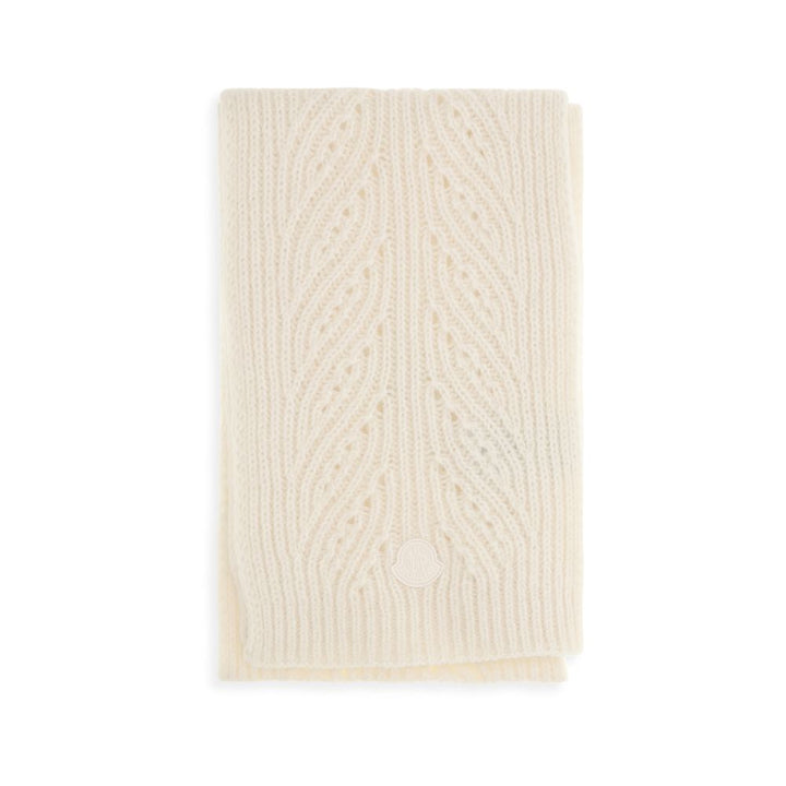Moncler Beige Wool Oves Aries Scarf