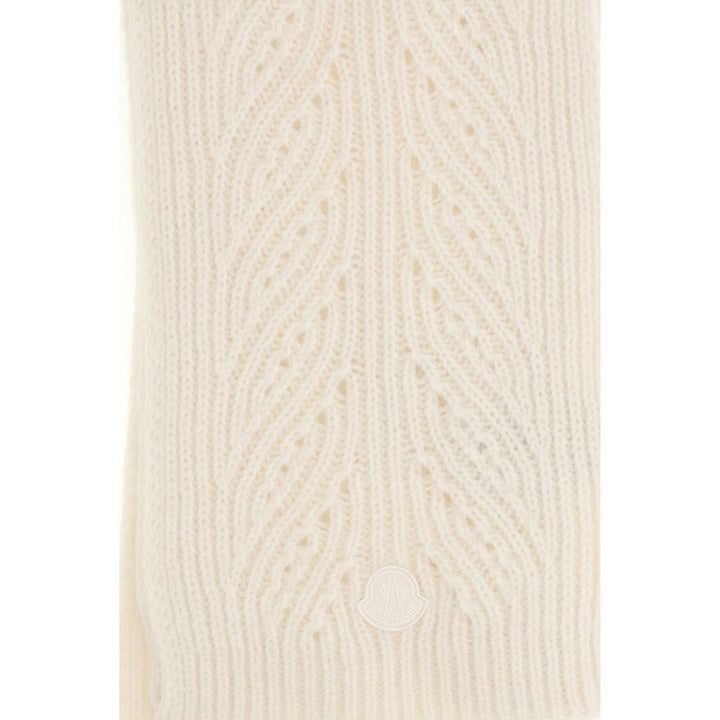 Moncler Beige Wool Oves Aries Scarf