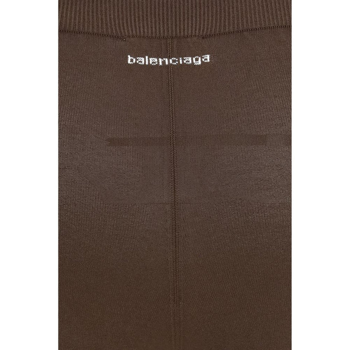 Balenciaga Brown Viscose Leggings