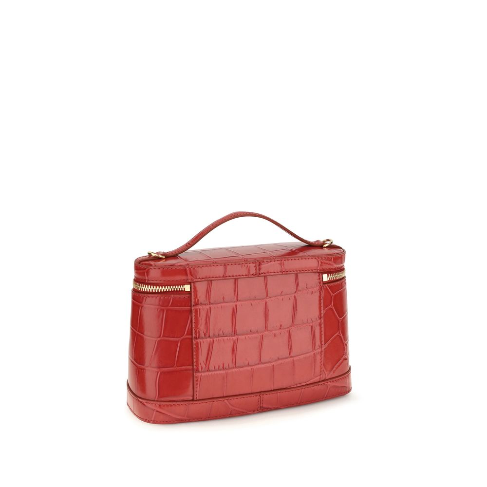 Jacquemus Red Calf Leather Bos Taurus Handbag