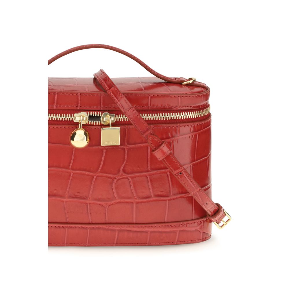 Jacquemus Red Calf Leather Bos Taurus Handbag