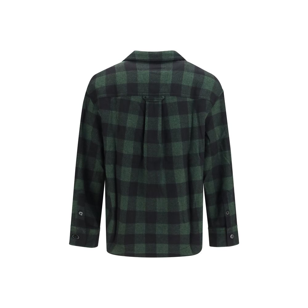 Ami Paris Bicolor Wool Oves Aries Shirt
