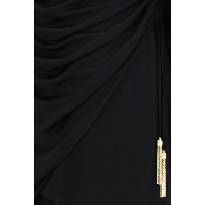 Balmain Black Viscose Casual Dress