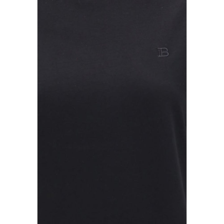 Balmain Black Cotton T-Shirt