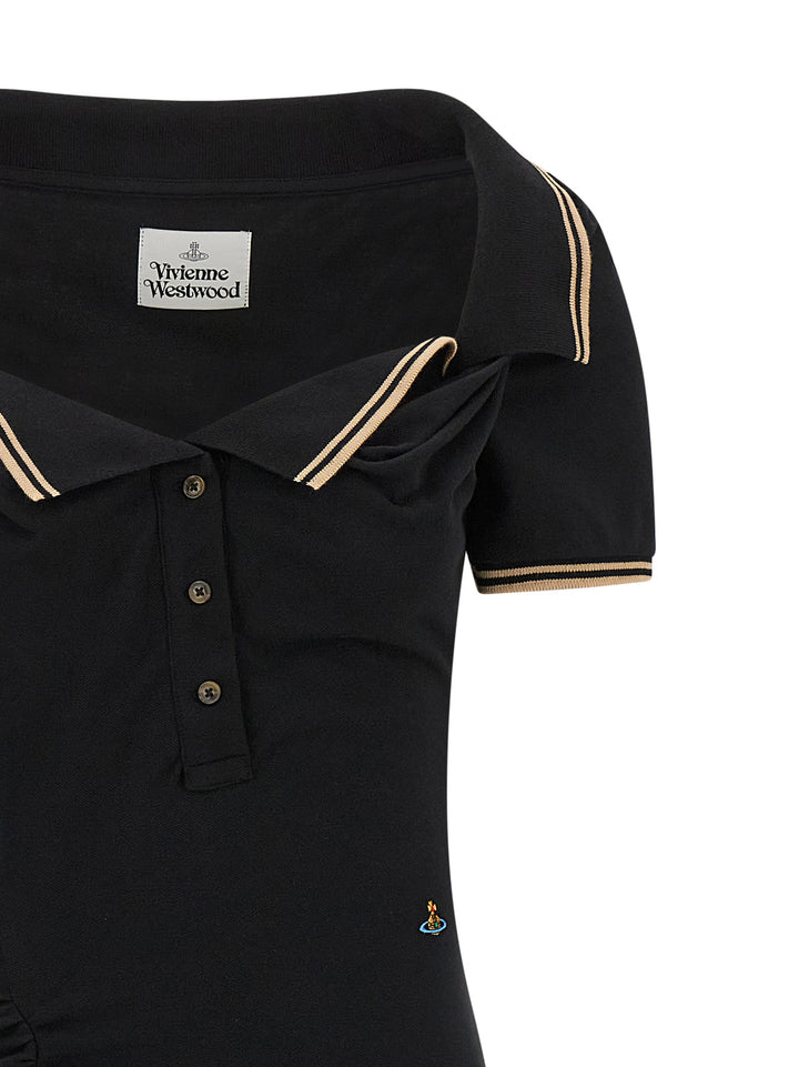 Vivienne Westwood Black Cotton Midi Dress
