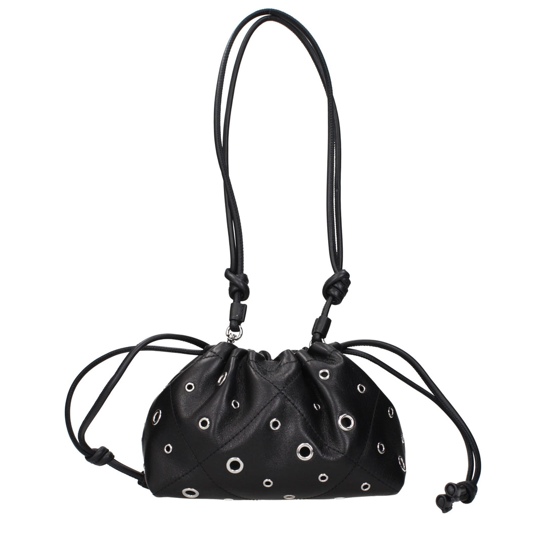 Tory Burch Black Leather Shoulder Bag