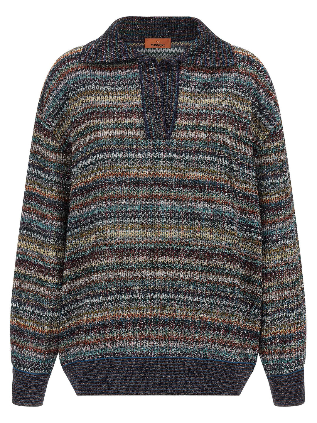 Missoni Multicolor Viscose Polo Shirt