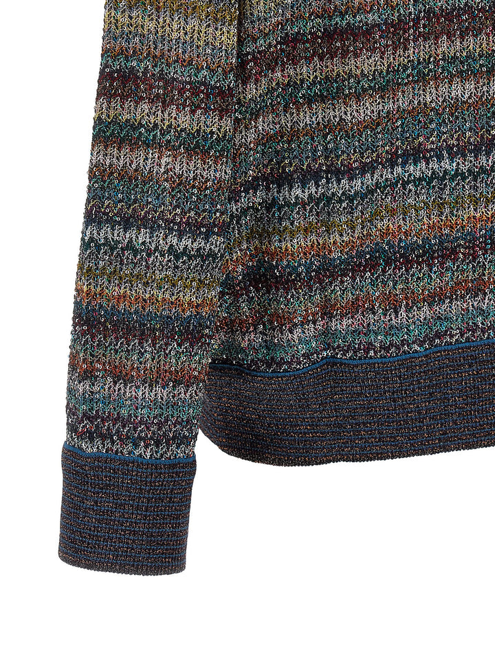 Missoni Multicolor Viscose Polo Shirt