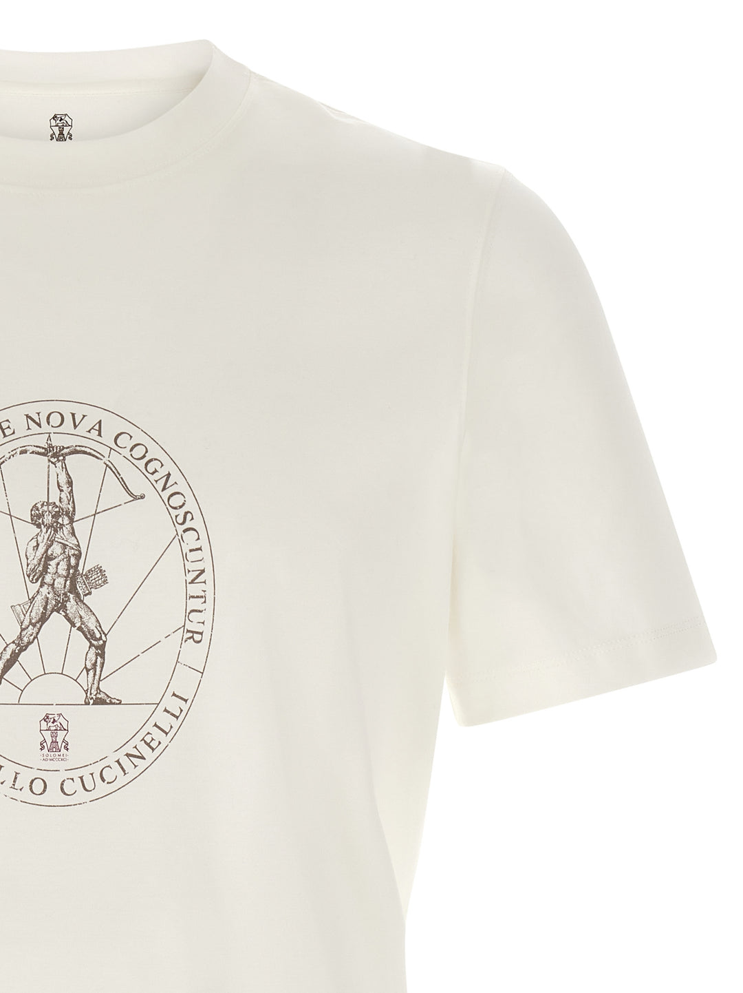 Brunello Cucinelli White Cotton T-Shirt
