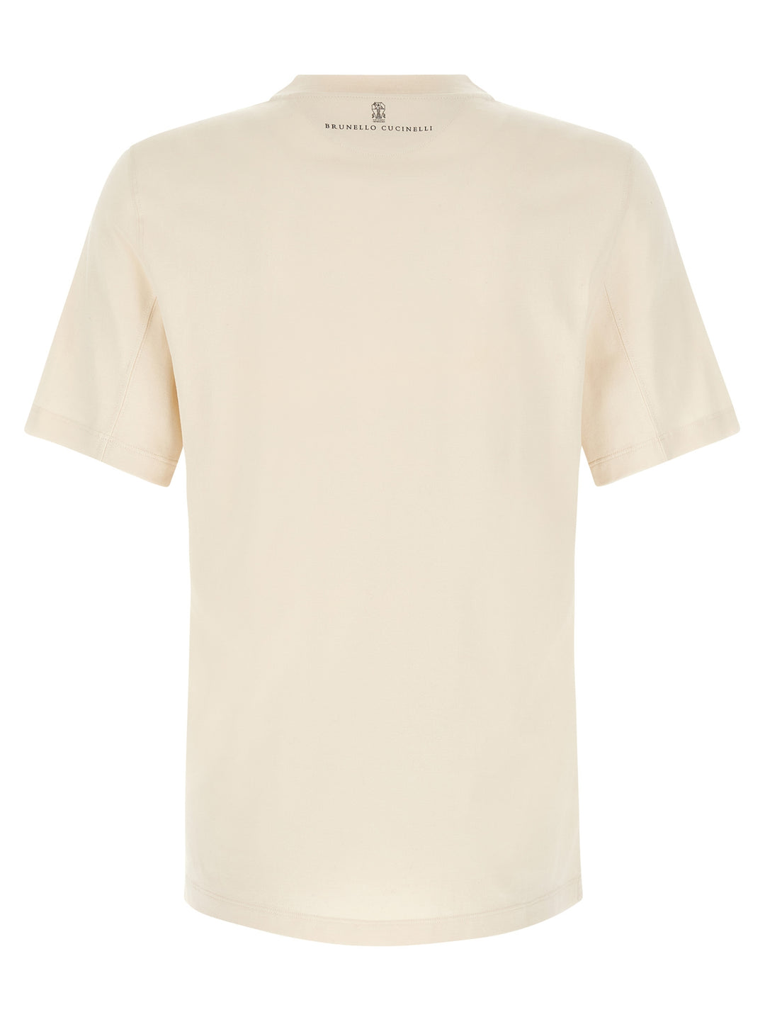 Brunello Cucinelli White Cotton T-Shirt