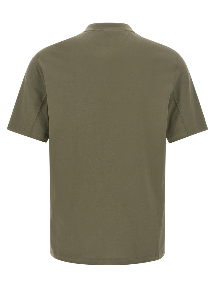Brunello Cucinelli Bicolor Cotton T-Shirt