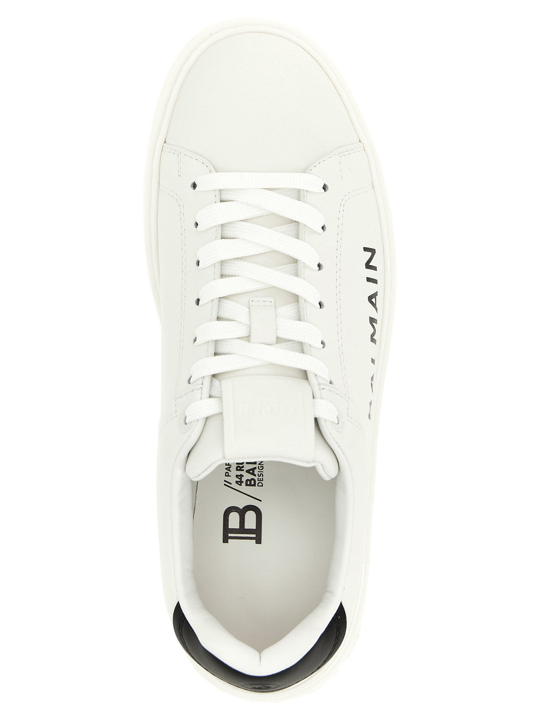 Balmain Bicolor Calfskin Low Top Sneakers