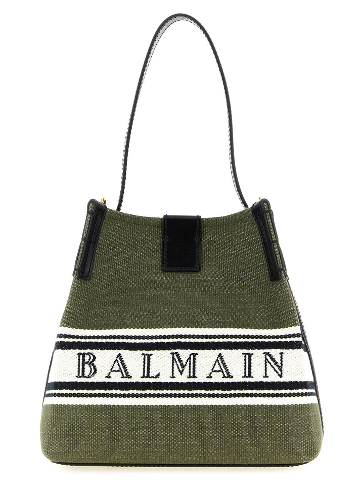 Balmain Bicolor Cotton Handbag